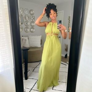Cut out maxi dress